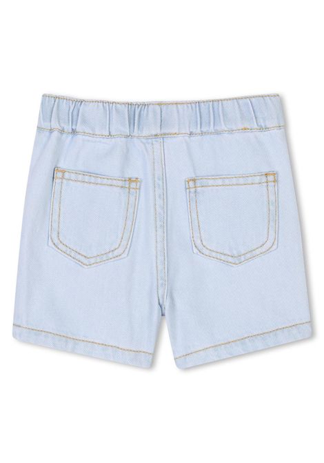 Shorts denim con logo KENZO KIDS | K60966Z74